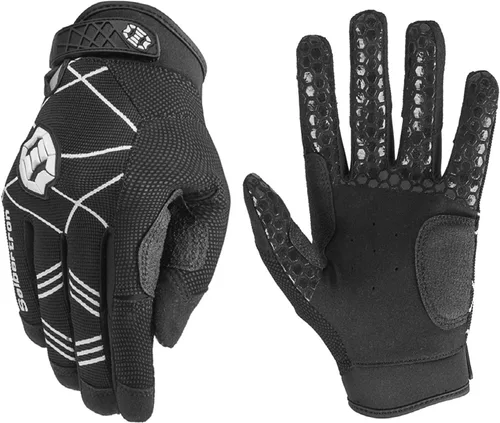 Vista 13 de Seibertron B-A-R PRO 2.0 - Guantes insignia de bateo para béisbol, sóftbol y Teeball, con super agarre, ajuste de dedo, múltiples tamaños 11 + 5