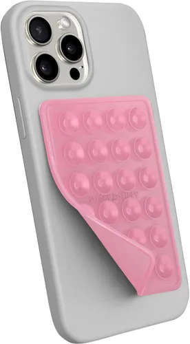 Vista 13 de Soporte de teléfono StickyGrippy con ventosa, accesorio adhesivo de silicona para teléfono para iPhone y Android, juguete antiestrés de espejo