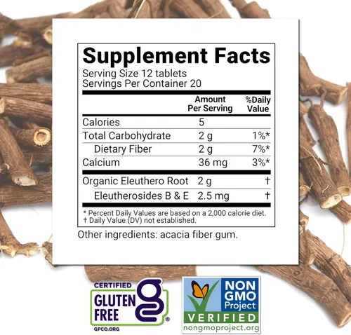 Vista 6 de Sun Chlorella Sun Ukogi Eleuthero Root 200 mg Suplemento de ginseng siberiano – Adaptógeno natural bienestar y resistencia suplemento para mujeres