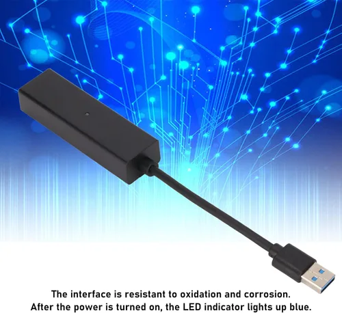 Vista 6 de Adaptador PSVR para PS5 OEM PS4 Cable adaptador de cámara, permitiendo el uso de PS VR en la consola Playstation 5, cable de conexión