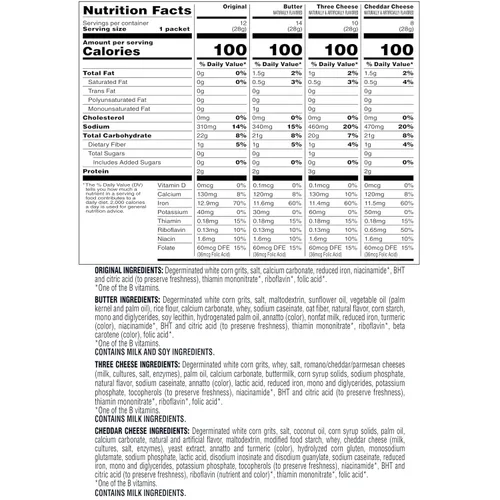 Vista 2 de Quaker Granos instantáneos, paquete variado de 4 sabores, paquetes de 0.98 onzas, 44 unidades (paquete de 1)