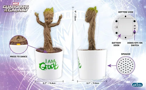 Vista 4 de Figura de acción Groot bailarín de Guardianes de la Galaxia