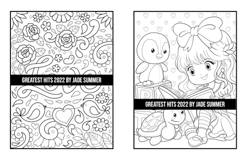 Vista 38 de Greatest Hits An Adult Coloring Book with the 100 Best Pages from the Jade Summer Collection
