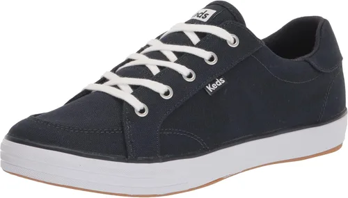 Vista 19 de Keds Tenis con cordones Center 3 para mujer Cuero Blanco