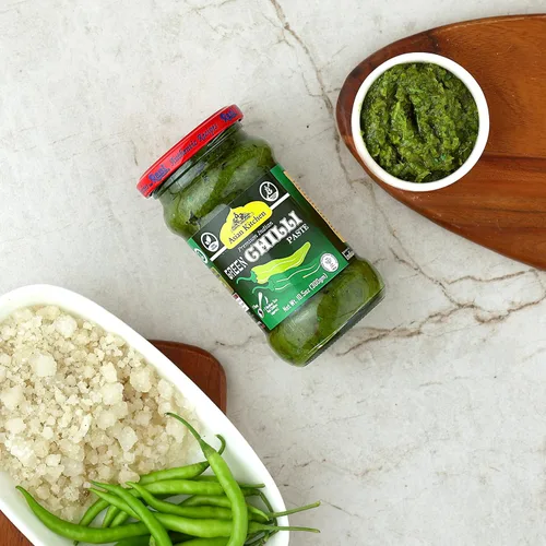 Vista 6 de Asian Kitchen - Pasta de cocina de chile verde, tarro de vidrio de 10.58 onzas (10.58 oz) ~ Vegano Sin gluten Sin OMG Sin colores Origen