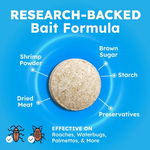 Vista 9 de BugMD Trampa para Cucarachas de Interior y Mata Cucarachas - Trampa Pegajosa para Insectos, Arañas y Grillos para el Hogar - Trampas de Pegamento