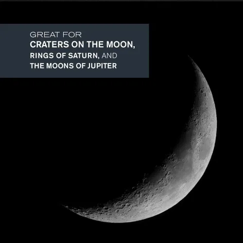 Vista 3 de Celestron - Alcance de viaje de 3.150 in - Telescopio refractor portátil - Paquete de software de astronomía adicional - Adaptador para smartphone