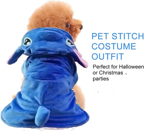 Vista 9 de Disfraz para Perro, Sudadera con Capucha para Perro Gimilife, Disfraz de Halloween para Perros Pijama de Navidad para Mascotas, Abrigo para Mascotas