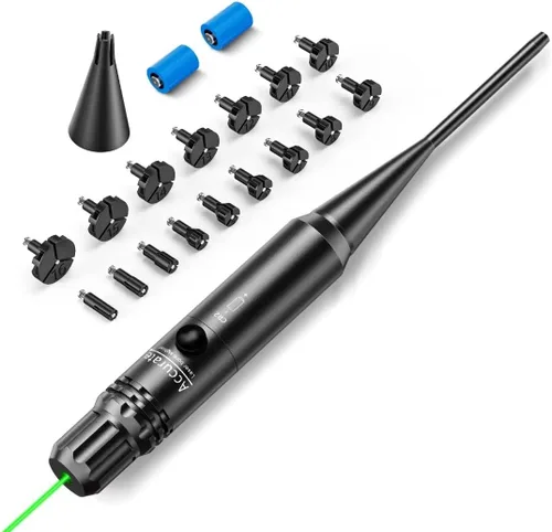 Vista 8 de EZshoot Kit de mira de calibre .17 a 12GA, pistolas láser verde o rojo con interruptor de botón grande