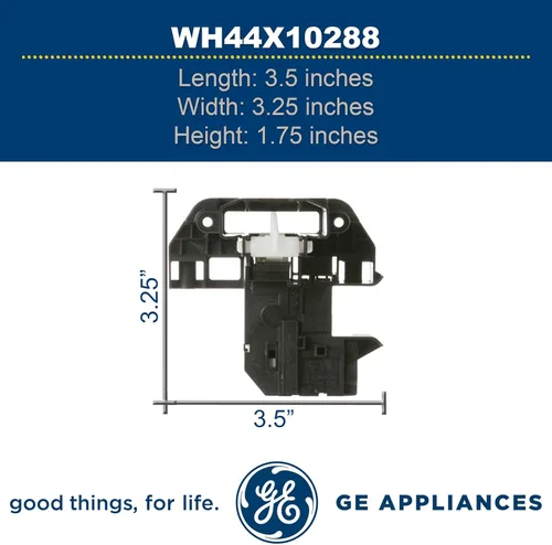 Vista 4 de GE WH44X10288 - Pestillo de puerta original OEM para lavadora GE