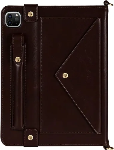 Vista 29 de Funda tipo bolso para iPad mini de 5ª/4ª/3ª/2ª/1ª generación de 7.9 pulgadas, Techcircle funda ligera tipo folio con soporte bandolera con billetera