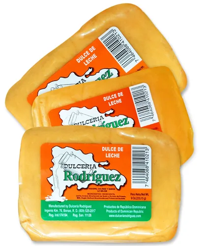 Dulce de leche de postre dominicano dulce dulce de leche, paquete de 3