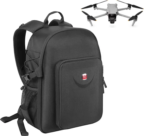 Smatree Mochila profesional para DJI Drone y accesorios para drones, para cámara de acción G*pro y cámara de acción Osmo, Negro - Para DJI Air 3,