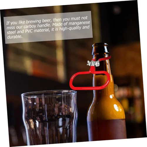 Vista 3 de NOLITOY 3 unids Fermentador de fabricación de cuello de agua duradero para soporte de equipo de elevación de servicio de vino para el hogar jarra