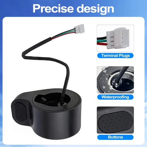 Vista 3 de Pieza de repuesto compatible con el acelerador de pulgar eléctrico Xiaomi M365/Pro 1S