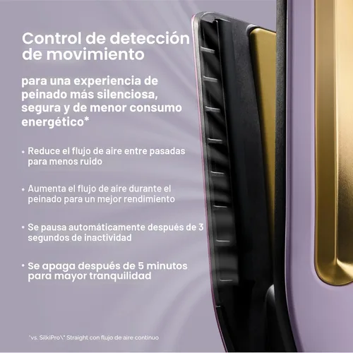 Vista 10 de Shark SilkiPro™ Straight Plancha de cabello húmedo a seco + secador rápido 3 peines intercambiables Secado ultrarrápido Sin daños por calor