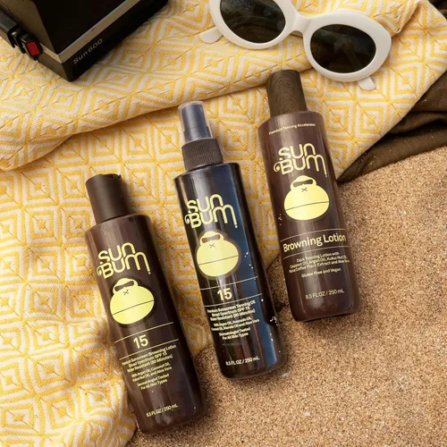 Vista 6 de Sun Bum SPF 15 Browning Body Lotion - Water-Resistant Broad Spectrum Moisturizing Tanning Lotion with Vitamin E - Hawaii 104 Act Compliant