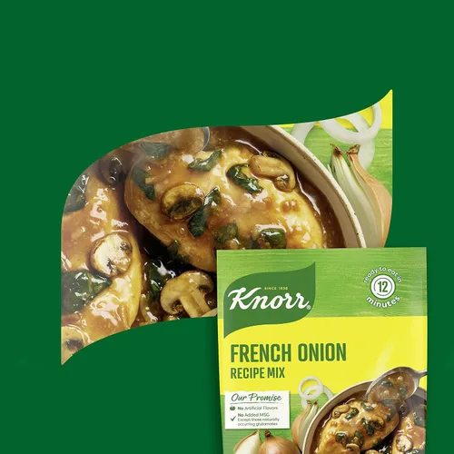 Vista 5 de Knorr Mezcla de sopa y mezcla de recetas para sopas, salsas y comidas simples cebolla francesa sin sabores artificiales, 1.4 onzas, paquete de 12