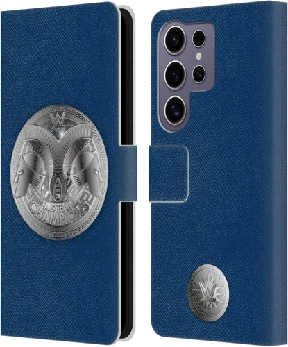 Vista 56 de Head Case Designs Officially Licensed WWE Cruiserweight Champion Title Belts Leather Wallet Case Compatible with Samsung Galaxy A07 4G Campeón