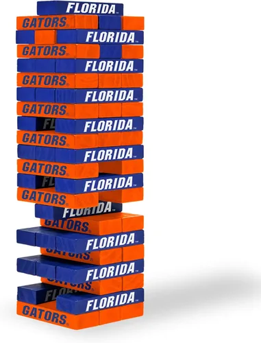 Vista 11 de Wild Sports NCAA Pro Football Tabletop Stackers Block Game for College Football Fan, Dorm Game, Tailgate
