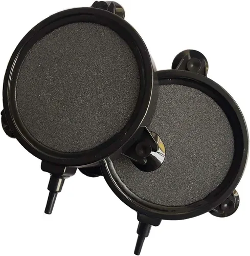 PINVNBY 4.2-Inch Air Stone Disc Bubble Diffuser with Suction Cups for Oxygenation in Fresh/Saltwater Tanks, Ponds, Hydroponic, Aquaponics, and as a