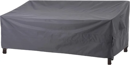 Vista 11 de WJ-X3 Funda para sofá biplaza de 2 plazas, impermeable, resistente a los rayos UV y al viento, 58 x 40 x 35 pulgadas, beige