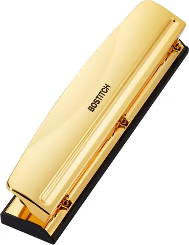 Vista 2 de Bostitch Perforadora de 3 agujeros, 12 hojas