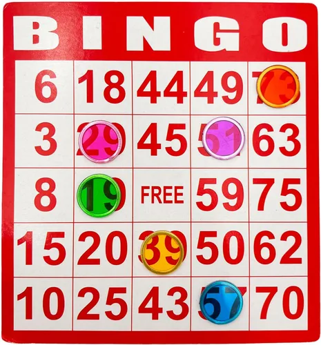 Vista 4 de JUNWRROW 500 pedazos de 6 colores magnéticos transparentes fichas de conteo de bingo con borde de metal