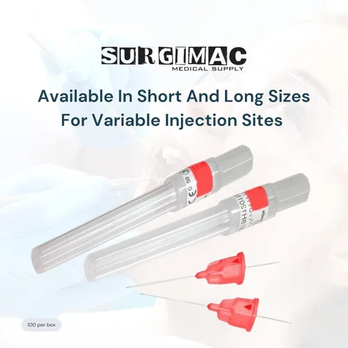 Vista 5 de SurgiMac Aguja dental de cubo de plástico, agujas dentales autoroscadas, agujas de punta roma, agujas desechables, aguja de plástico, herramientas