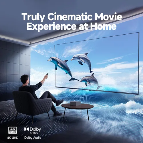 Vista 7 de HORION Smart TV de 43 pulgadas, televisor LED 4K UHD con WebOS 22, televisión ultra delgada con megacontraste, HDR10, Dolby Audio, transmisión