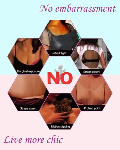 Vista 9 de MSLO Fundas para pezones de levantamiento de pétalos de pecho reutilizables, adhesivos, invisibles, de silicona, para mujeres