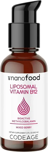 Vista 4 de Codeage Suplemento de metilcobalamina líquida de vitamina B12, suministro de 2 meses, metil B12 biodisponible, vegano sin OMG, 2 onzas líquidas