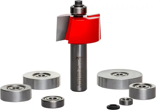 Freud 32-526: Broca de escariado de 1/8", 1/4", 5/16", 3/8", 7/16", 1/2" de profundidad con rodamientos