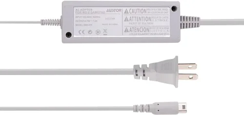 Vista 2 de AUSTOR Gamepad Charger AC Adapter Wall Power Charger for Nintendo Wii U Gamepad