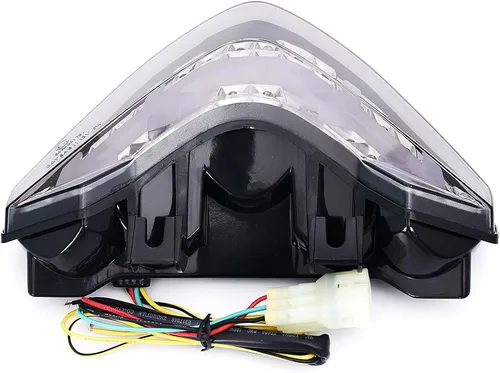Vista 4 de Luz trasera LED de freno para motocicleta, lente ahumada con intermitentes integradas, compatible con Ducati 2010-2014 Multistrada 1200, 2010-2014