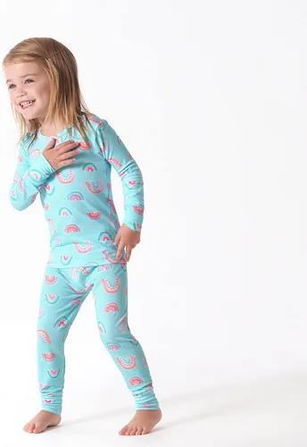 Vista 8 de Gerber Unisex Baby Toddler Buttery Soft 2-Piece Snug Fit Pajamas with Viscose Made from Eucalyptus