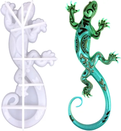Vista 10 de Molde de silicona de mariposa 3D, molde de resina animal, estatua de animal grande, molde de epoxi, molde de fundición para manualidades