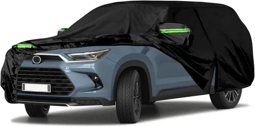 Vista 11 de Funda impermeable de repuesto para Lexus LX/Toyota Land Cruiser 2008-2025, 6 capas para todo tipo de clima, con puerta con cremallera y bandas