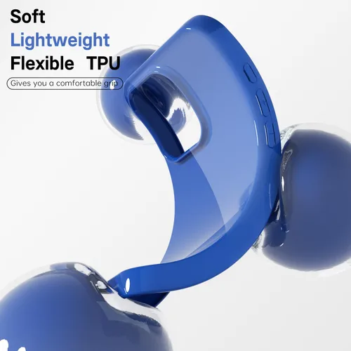 Vista 120 de Svanove para iPhone 7 Plus/ 8 Plus, funda de silicona, de goma suave brillante y gel de jey lindo, funda protectora de plástico simple y lisa