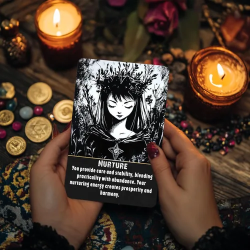 Vista 2 de sishui Juego de 78 cartas de tarot Lythra, cartas de tarot oráculo para principiantes, herramientas espirituales para intuición, visión emocional