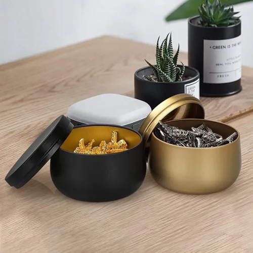 Vista 8 de Latas para velas de 8 onzas, 24 piezas, tarros de velas con tapas, 8 onzas, para fabricación de velas, artes y manualidades, almacenamiento
