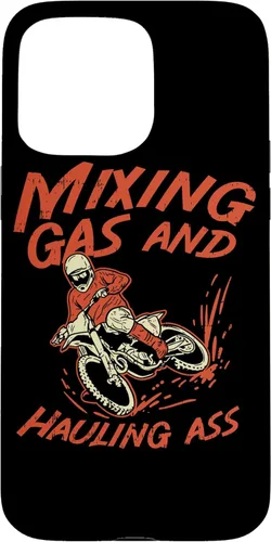Vista 31 de Mixing Gas & Hauling Ass - Dirt Racer Dirt Biking Dirt Bike Case for iPhone 17