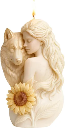 Vista 13 de Molde de vela de ciervo, vela de alce, molde de vela de silicona en espiral, moldes de fundición de resina de silicona para velas, resina