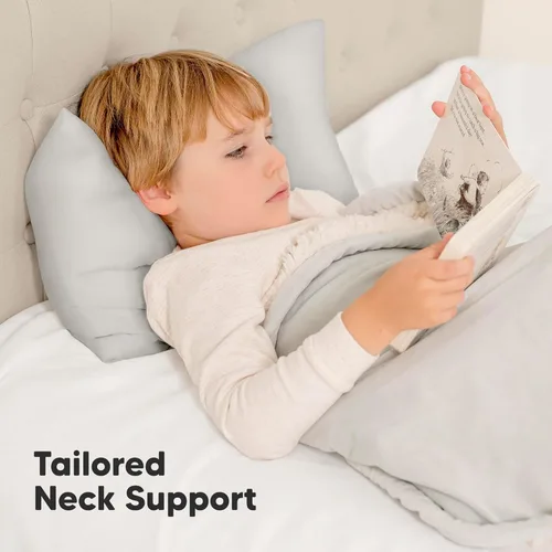 Vista 206 de KeaBabies - Almohada con funda para niños pequeños, almohada My Little Dreamy de 13 x 18 pulgadas (ABC Land)