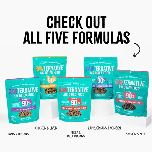 Vista 7 de RawTernative - Alimento para perros secado al aire, alto contenido en proteínas, más del 90% de pollo y hígado real de Nueva Zelanda + mejillones