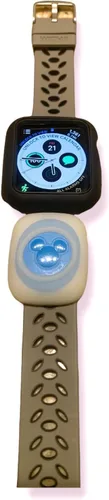 Vista 2 de Disney Magicband 2 Puck Holder color Clear Glow in the Dark (2 unidades) Bitbelt, Claro que brilla en la oscuridad, Moderno