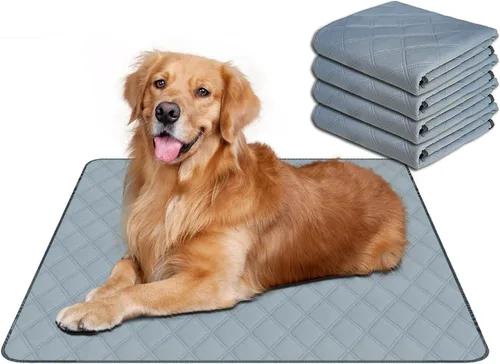 Vista 20 de RIOUSSI Almohadillas lavables para orina de perros, reutilizables, absorbentes, a prueba de fugas, almohadillas antideslizantes para mascotas