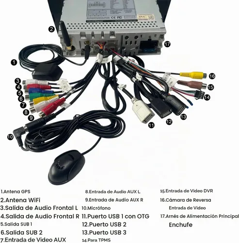 Vista 6 de SYGAV - Radio estéreo para automóvil con sistema Android, unidad principal de navegación GPS PX6 4G+64G para 2008-2013 con OEM Rockford+Carplay