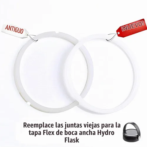 Vista 5 de Greant 6 piezas de juntas tóricas de repuesto para tapa Hydroflask, sello de goma para tapas de café de boca ancha Hydro Flask, junta de tapa