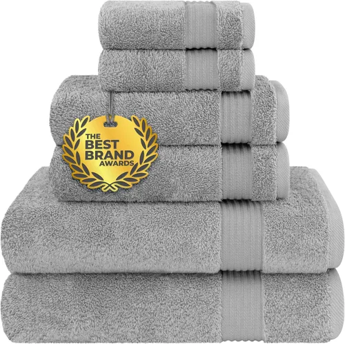 Vista 44 de Cotton Paradise - Alfombras de baño antideslizantes 100% algodón para el baño, 17 x 24 pulgadas, suaves, absorbentes, de secado rápido, lavables a